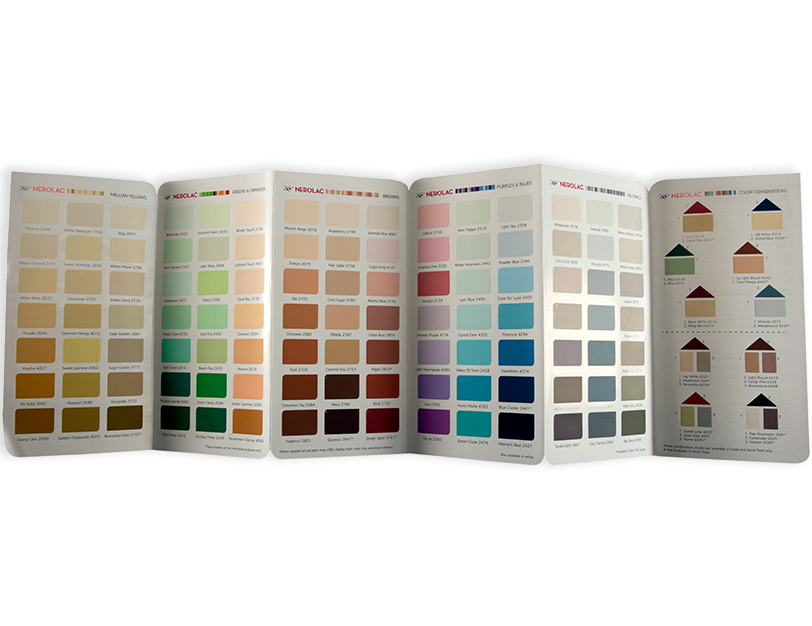 EXTERIOR EMULSION SHADE CARD