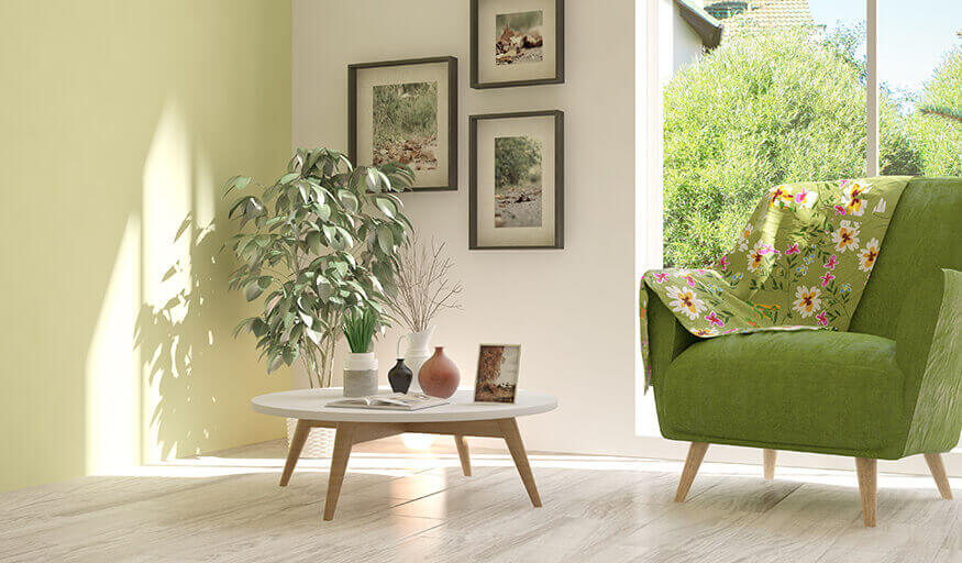 Incorporate Greens in your Living Room and Feel Closer to Nature Incorporate Greens in your Living Room and Feel Closer to Nature