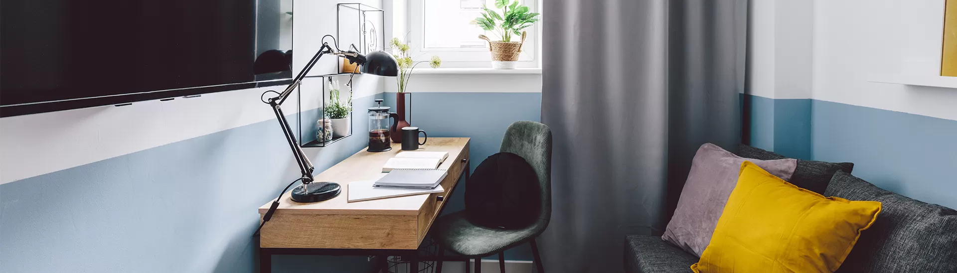Boost Your Productivity With These Energizing Colour Combinations For Study Room