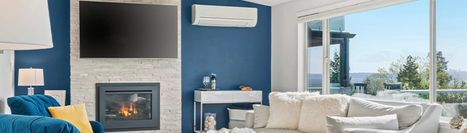 Living Room Interior Design - Selecting The Right Accent Wall Colour For Your Living Room