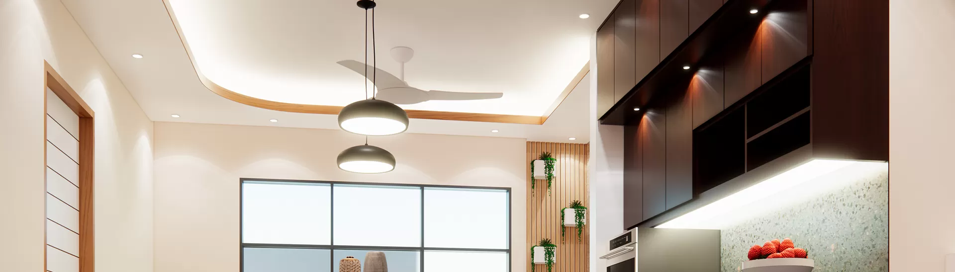 False Ceiling Design For Small Dining