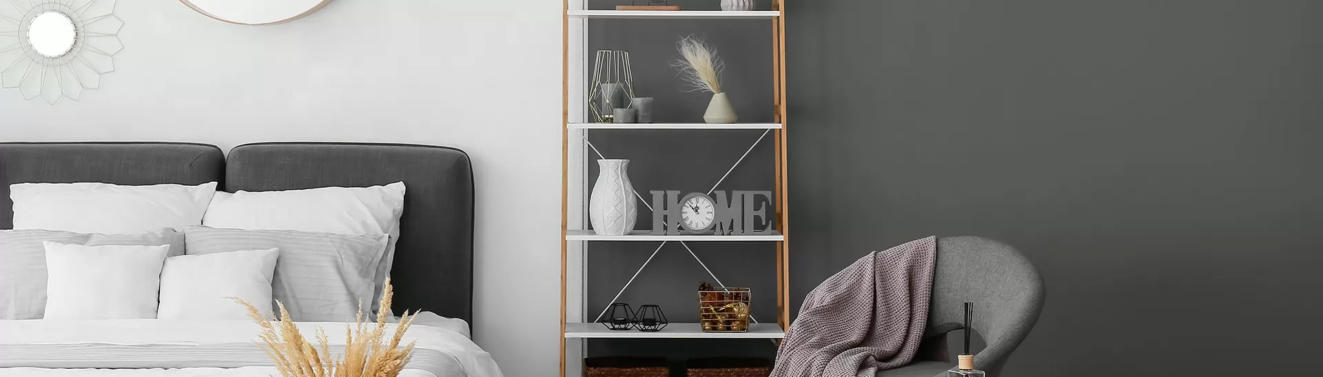Grey Paint Colour Shades and Contrast Combinations for Walls