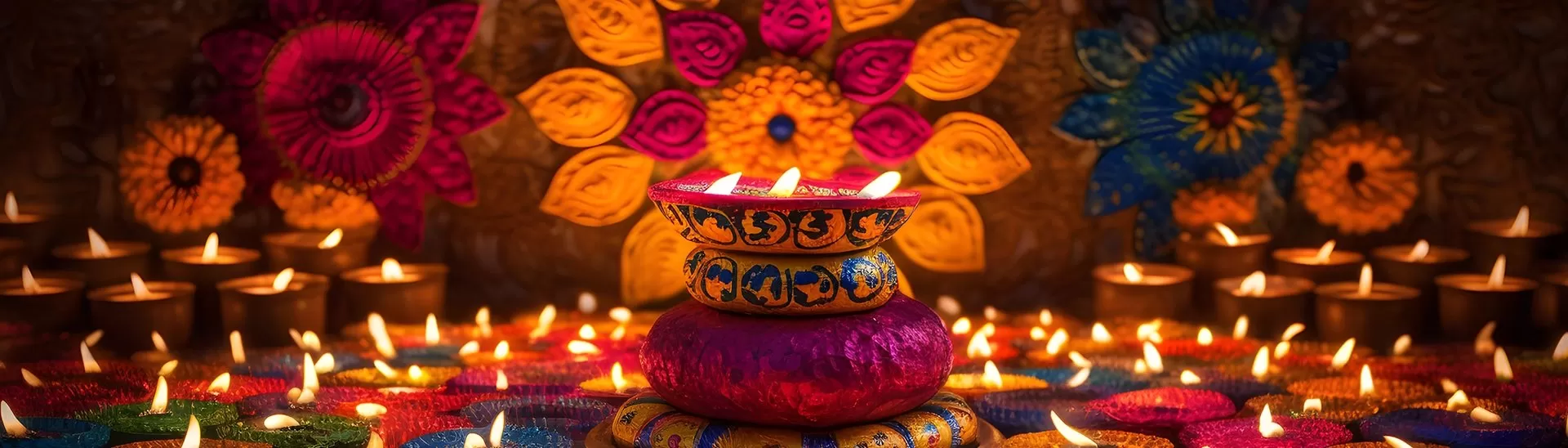 Vibrant Diwali Decoration Ideas for Living Room, Pooja Room & Balcony