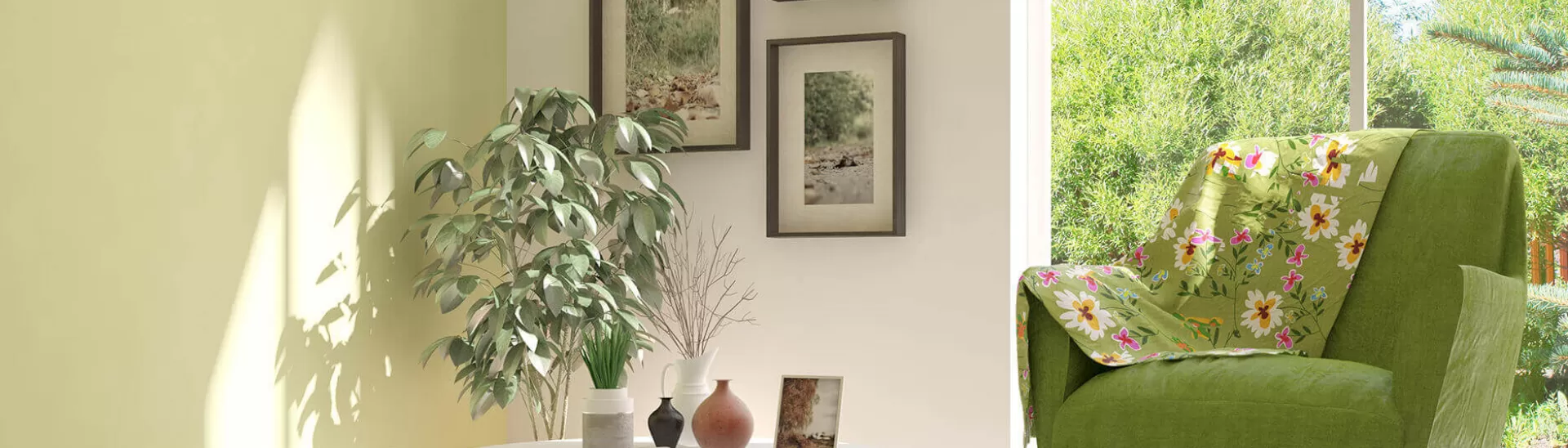 Incorporate Greens in your Living Room and Feel Closer to Nature