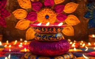 Vibrant Diwali Decoration Ideas for Living Room, Pooja Room & Balcony