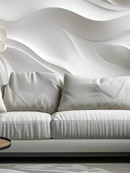 Innovative 3D Wall Design Ideas for a Modern Living Room 