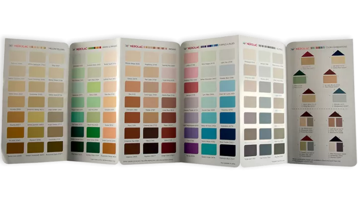 EXTERIOR EMULSION SHADE CARD