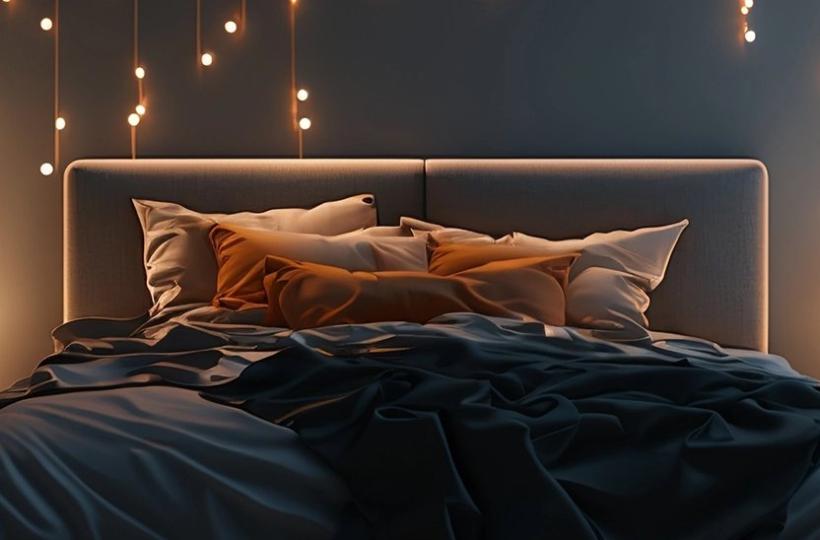 Elevate Your Bedroom's Style with Striking LED Wall Panel Designs 