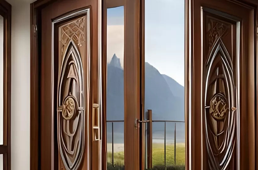 Modern Double Door Designs for Main Halls: Steel, Wood & More