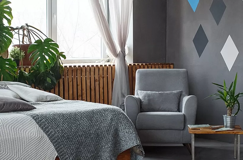 Simple Geometric Wall Paint Ideas: 10 Designs & Colour Combos
