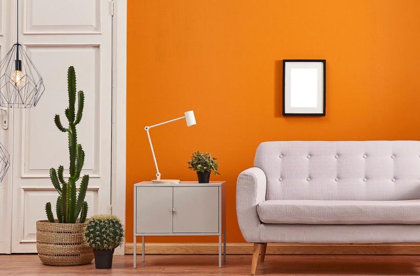Awesome Home Paint Tricks Using Tangy Orange