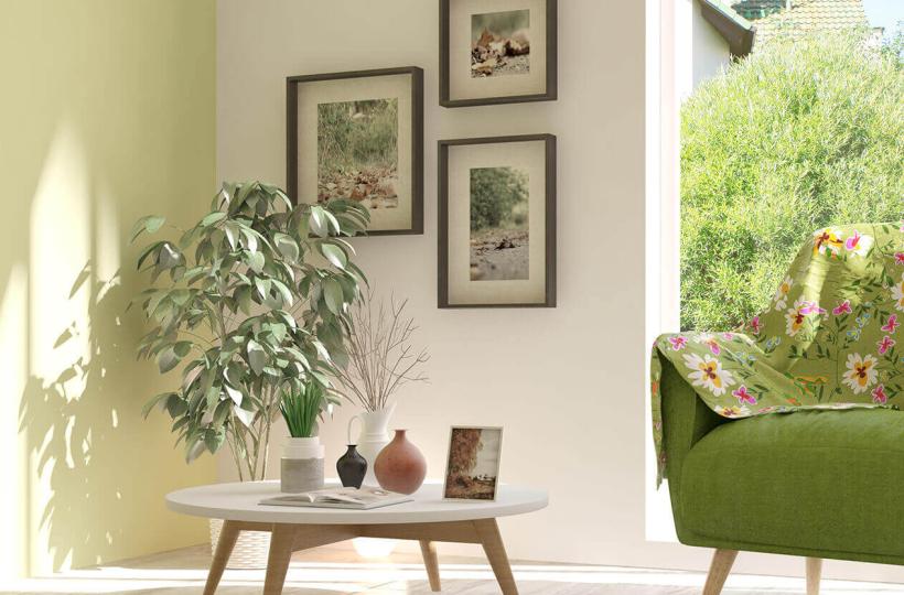 Incorporate Greens in your Living Room and Feel Closer to Nature 