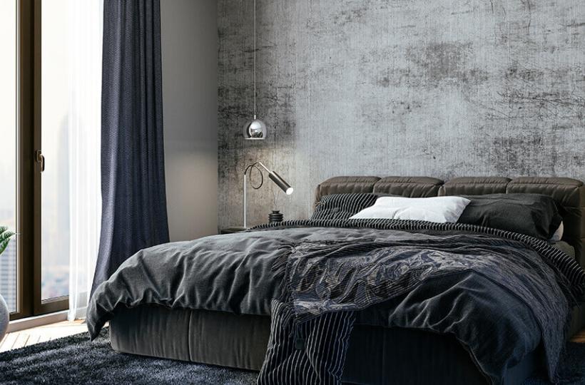 Wall Texture Design for Bedroom