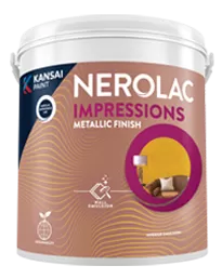 Nerolac Impression Metallic Finish Texture Paint 