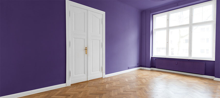 Purple Wall Paint Colour