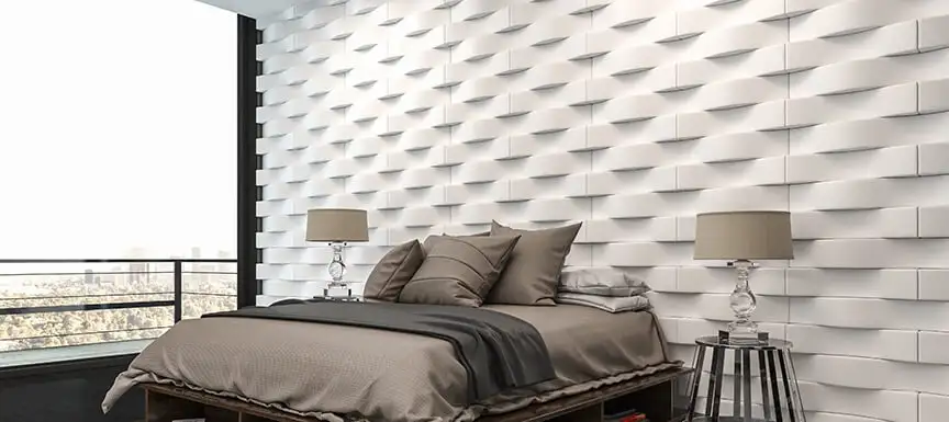 3D textures for bedroom walls
