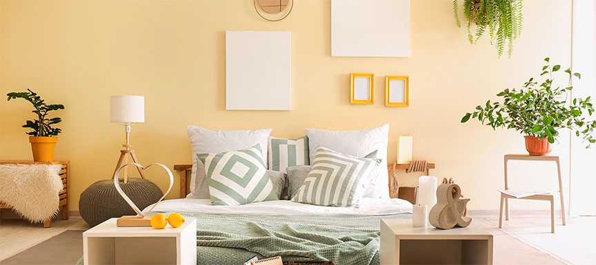 6 Colour Shades For Your Home To Help, Pale Yellow Light Shade