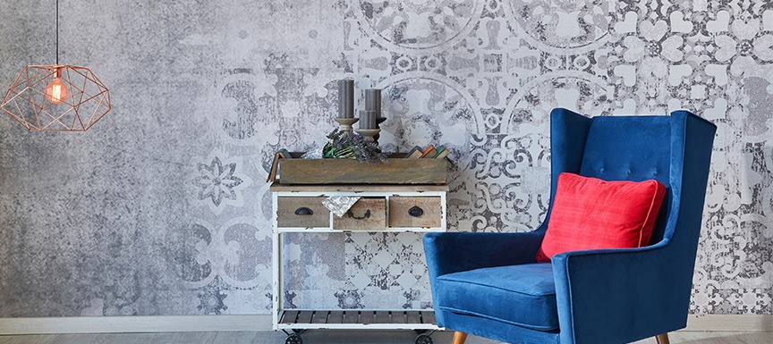 Abstract Grunge wall paint design