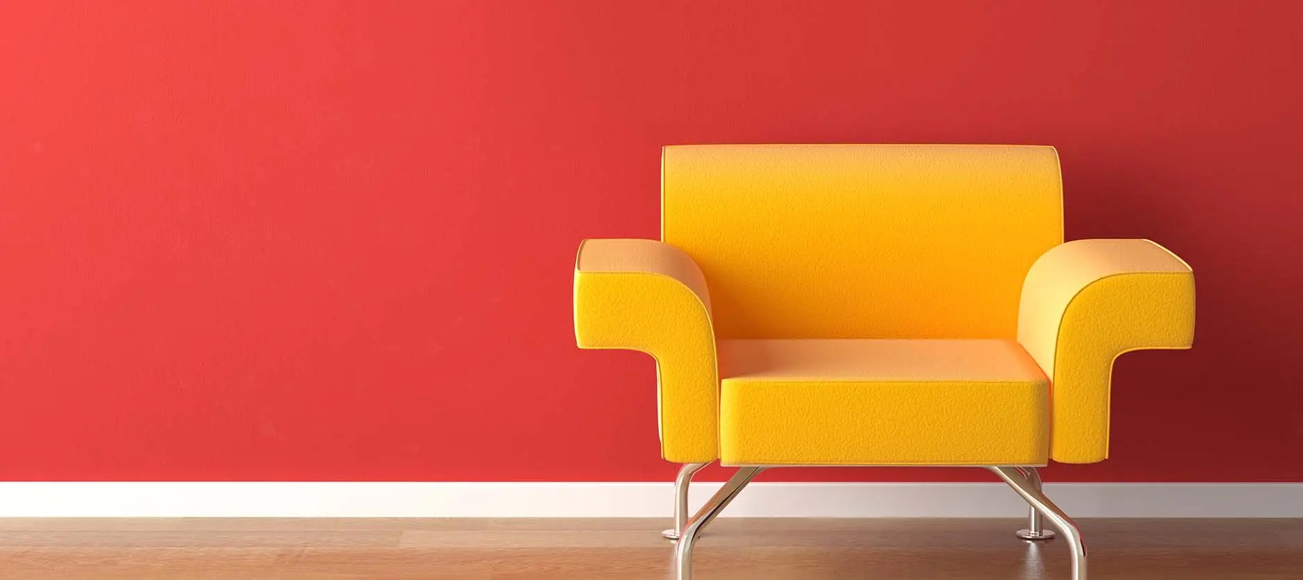 Colour combination with Sunshine Red and Yellow Sands for your home