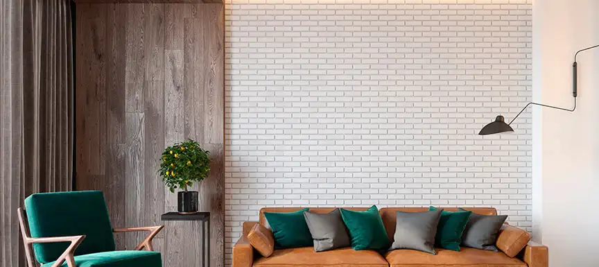 Faux Bricks In Muted Tones