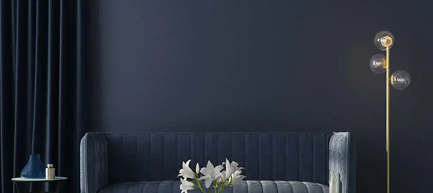 Furniture to Wall in Velvet Shades