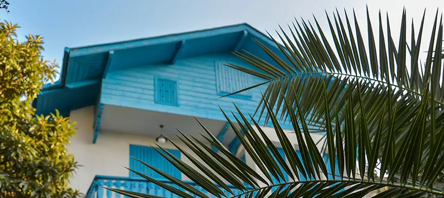 Greek Sky Blue House Colour