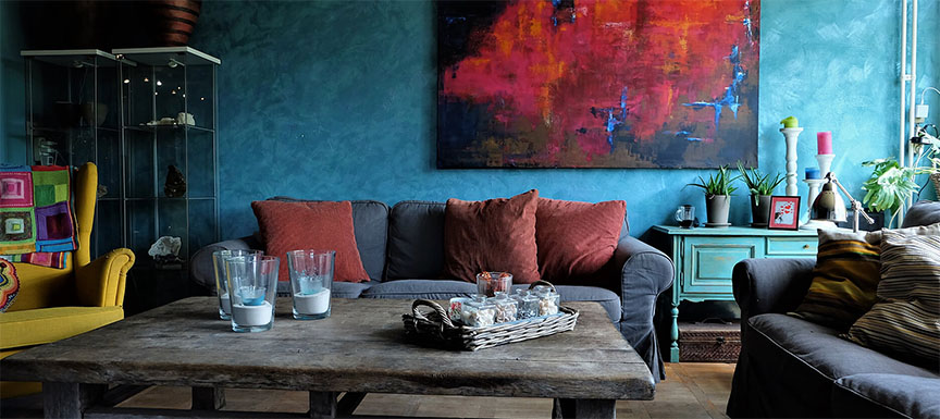 The Most Unusual Ways to Play With Blue in Your House