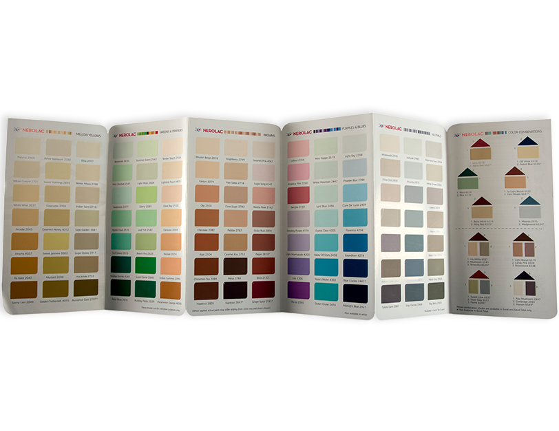 Home Painting Guide Nerolac Paint Kansai - Ace Paint Color Cards