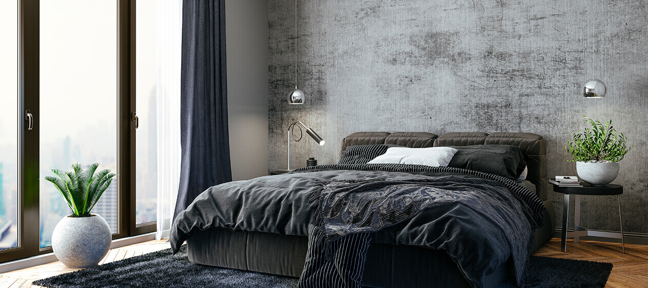 Wall Texture Design for Bedroom
