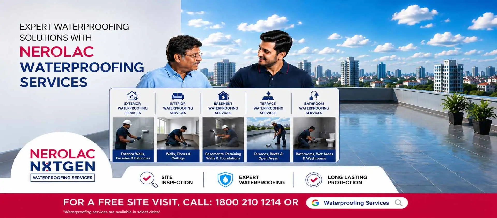 Waterproofing Services by Nerolac