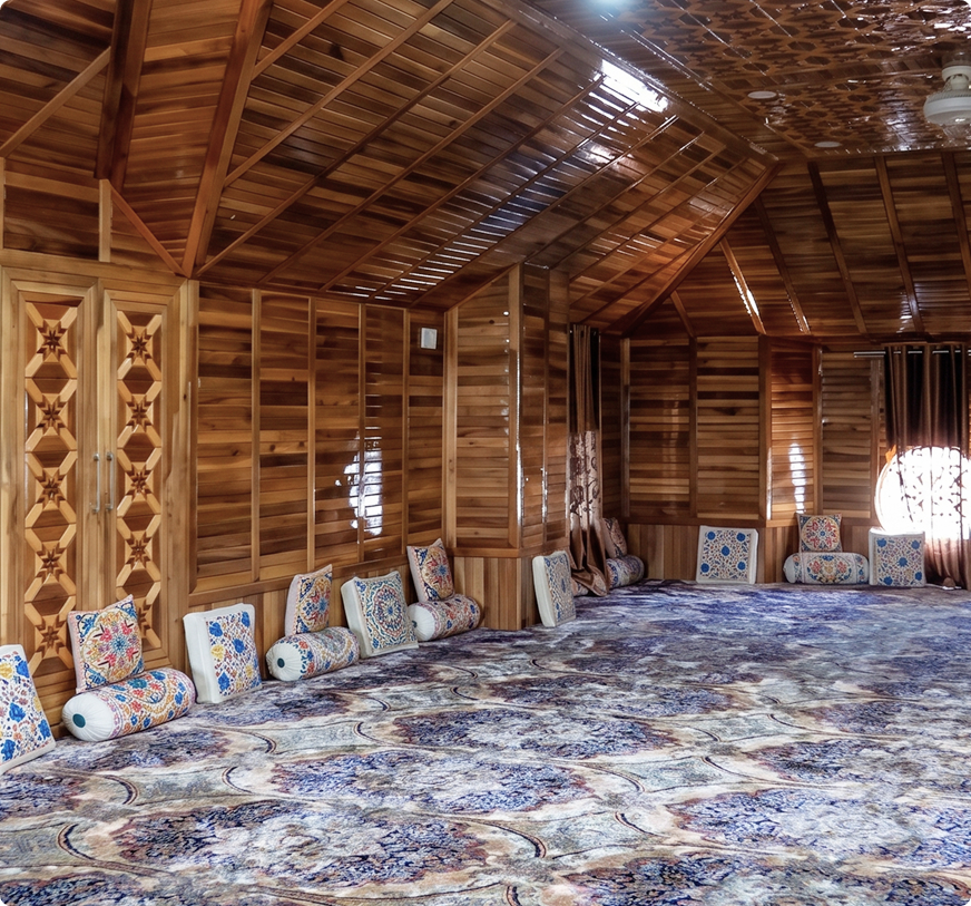 Representational Kashmiri room